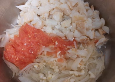 Imagen secundaria 1 - Receta de arroz con bacalao