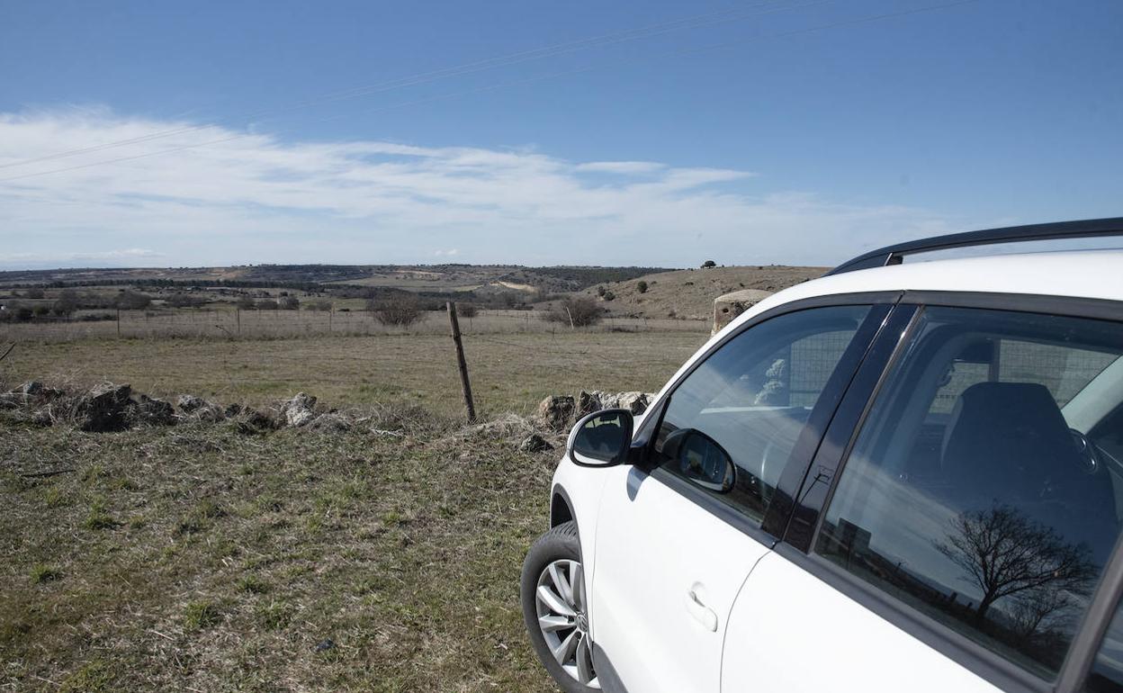 Terrenos en el entorno de Brieva y La Higuera donde se escaparon treinta reses bravas la pasada semana. 