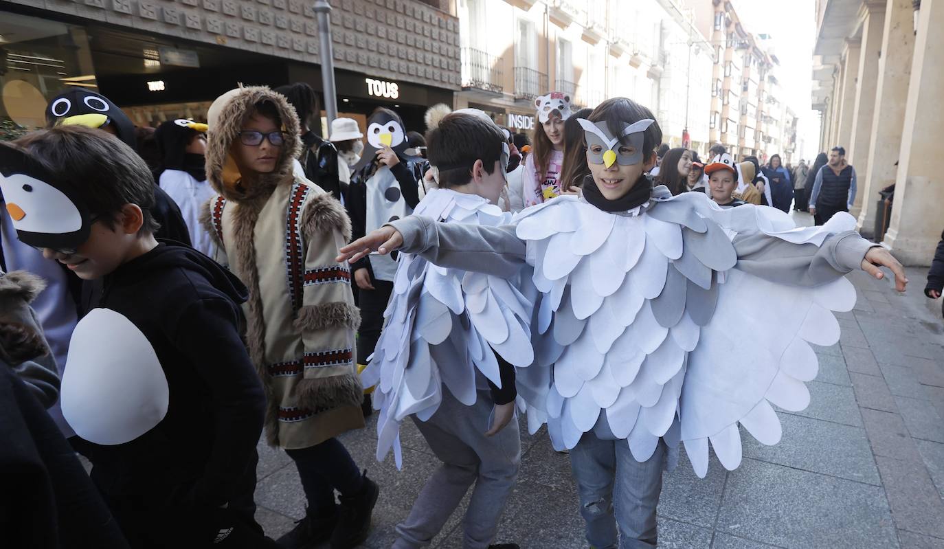 Fotos: El cambio climático en el colegio Jorge Manrique y el traje palentino, en Filipenses