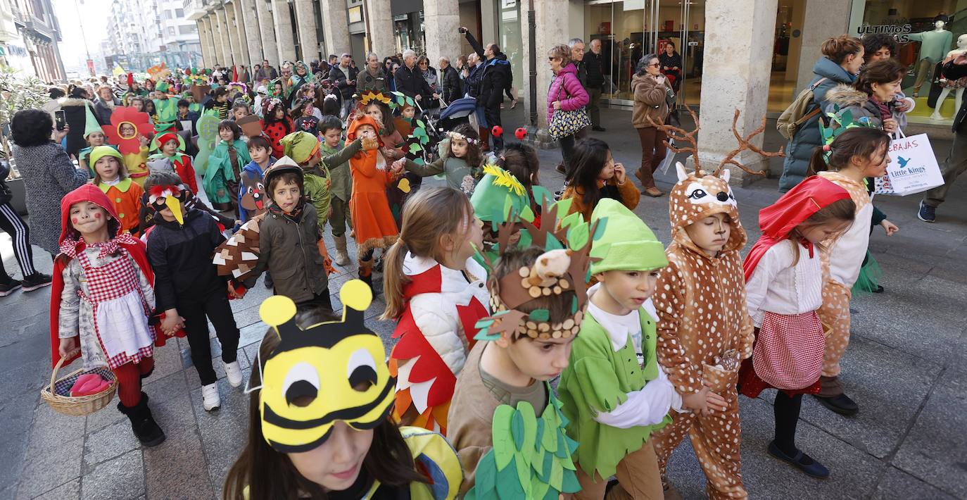 Fotos: El cambio climático en el colegio Jorge Manrique y el traje palentino, en Filipenses