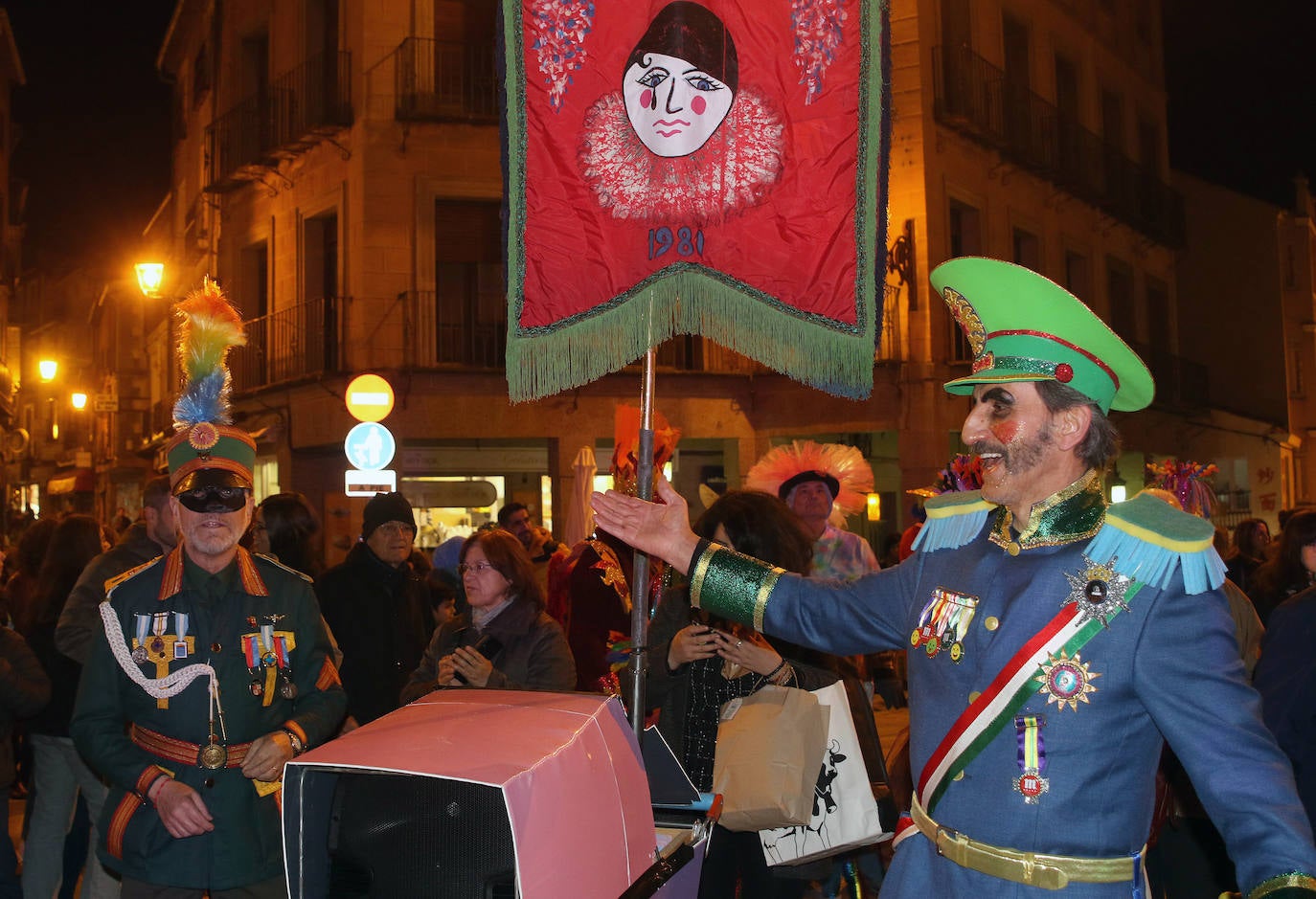 Desfile del sábado en el Carnaval de Segovia. 