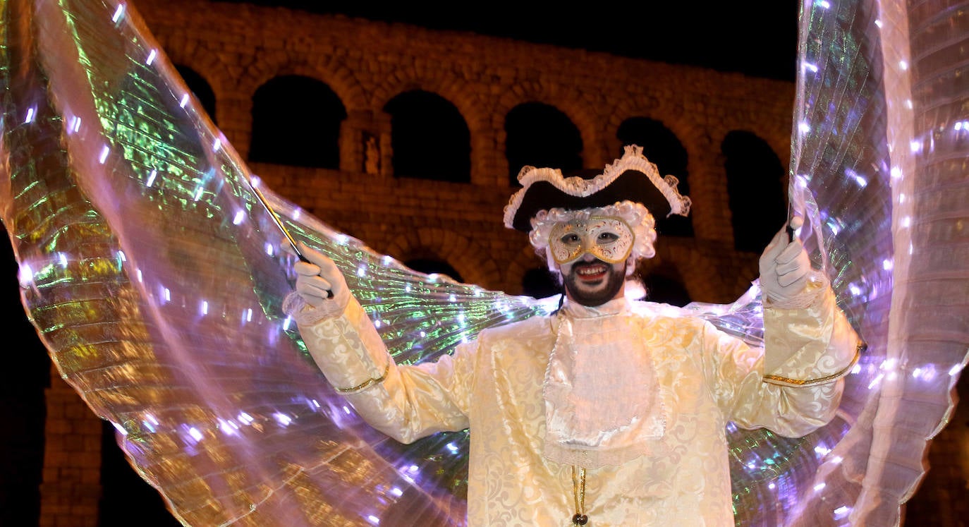 Desfile del sábado en el Carnaval de Segovia. 