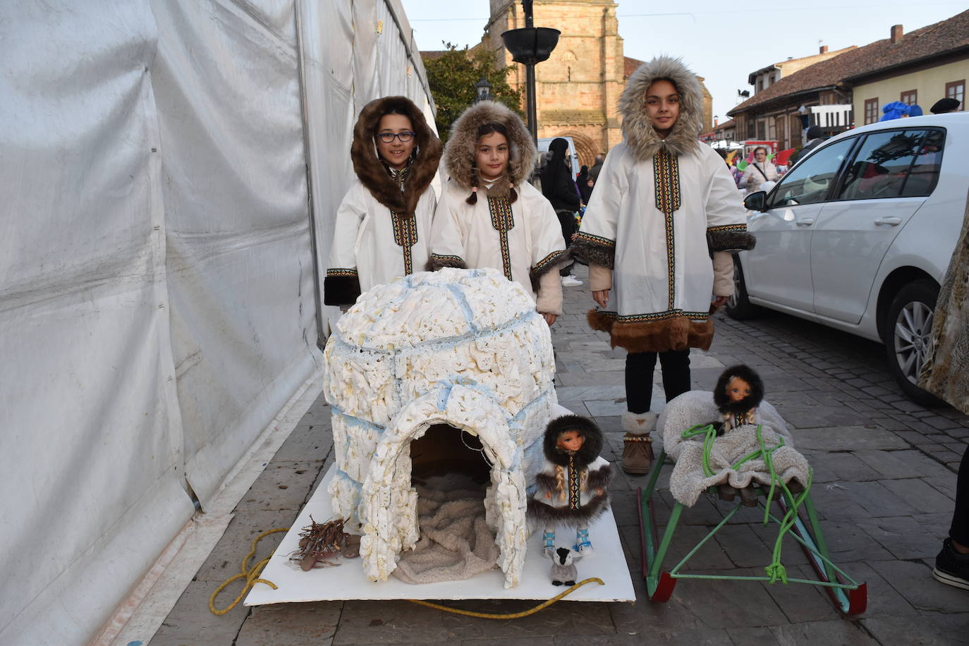 Fotos: Los niños, protagonistas del carnaval de Aguilar este domingo