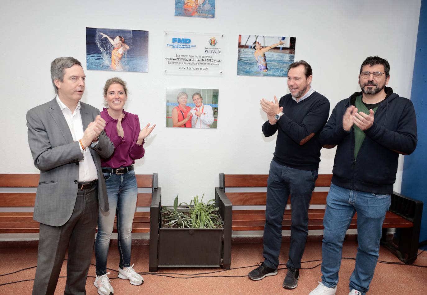 Fotos: La nadadora Laura López Valle en la piscina de Parquesol