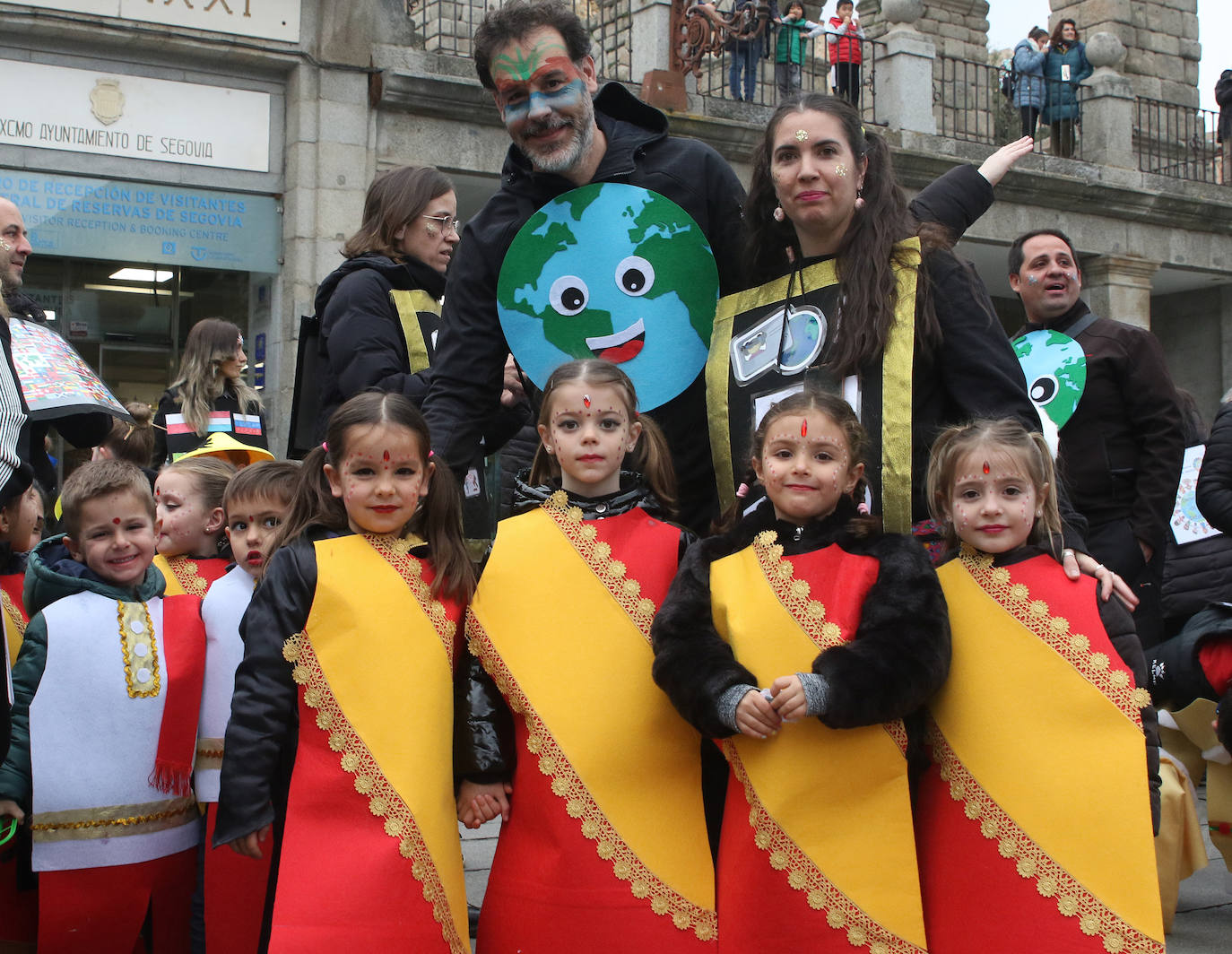 Desfile infantil en el Carnaval de Segovia. 