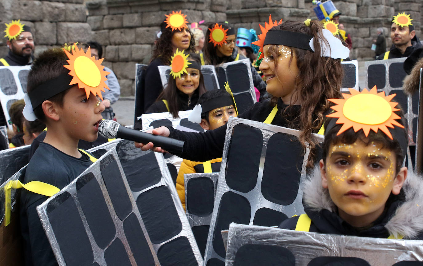 Desfile infantil en el Carnaval de Segovia. 