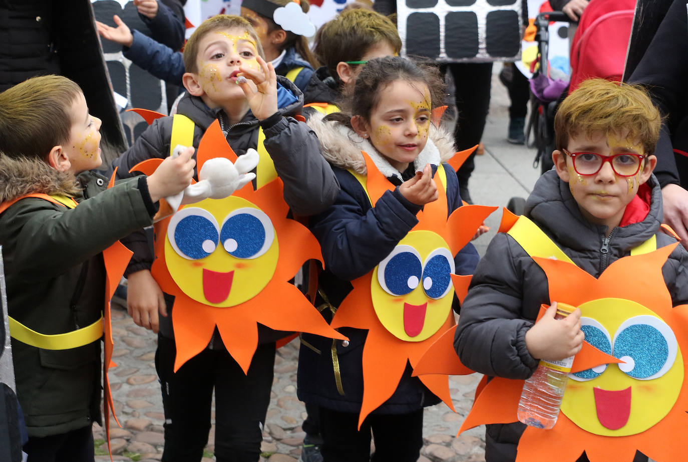 Desfile infantil en el Carnaval de Segovia. 