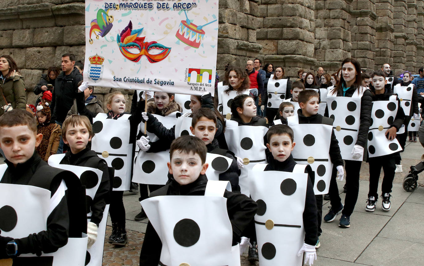 Desfile infantil en el Carnaval de Segovia. 