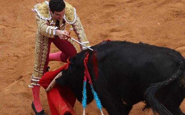 Herido grave el novillero Valentín Hoyos