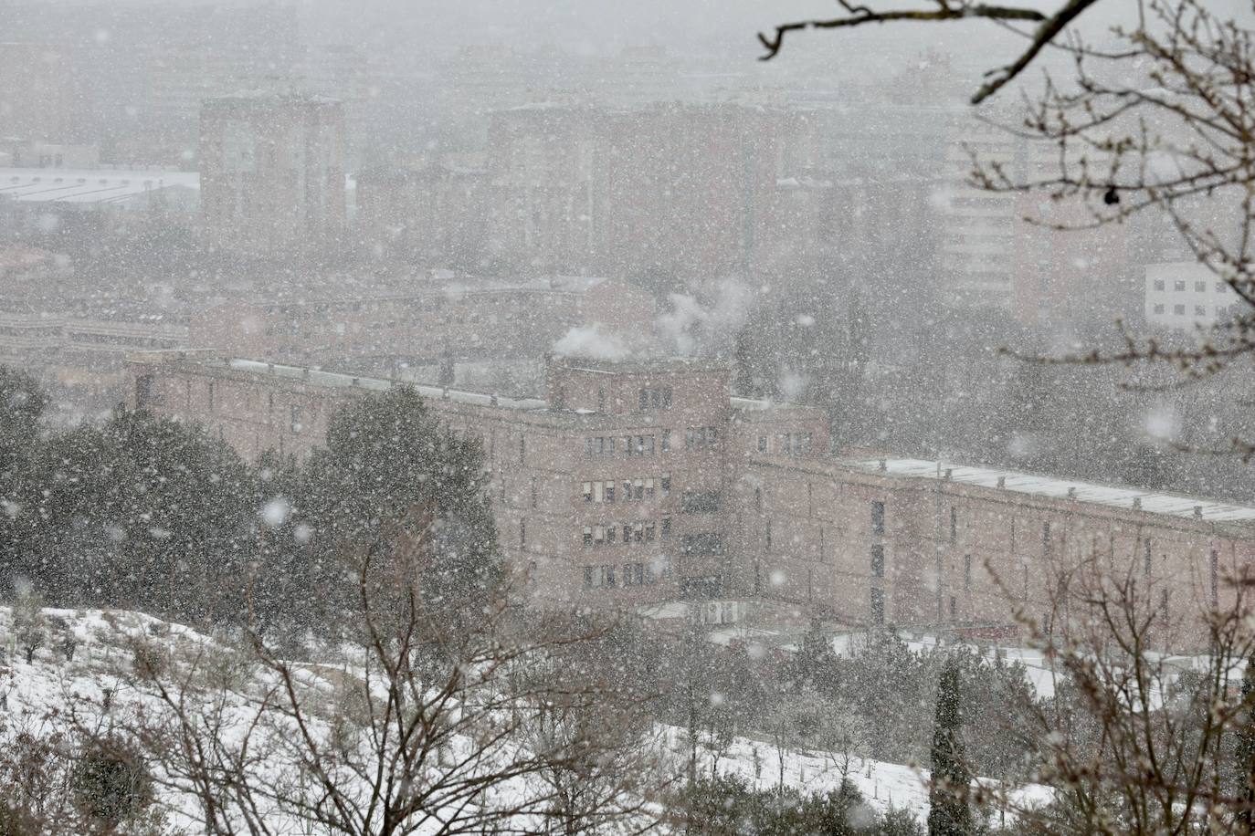 Fotos: Nieva en Valladolid capital