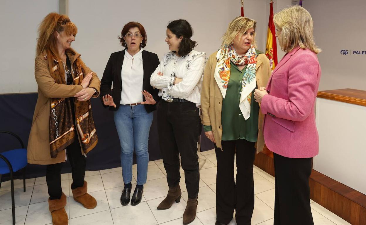 Las candidatas del PP.