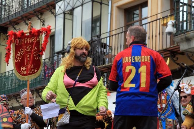 Un momento de las celebraciones por el Domingo de Piñata. 