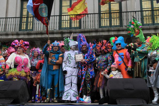 Un momento de las celebraciones por el Domingo de Piñata. 