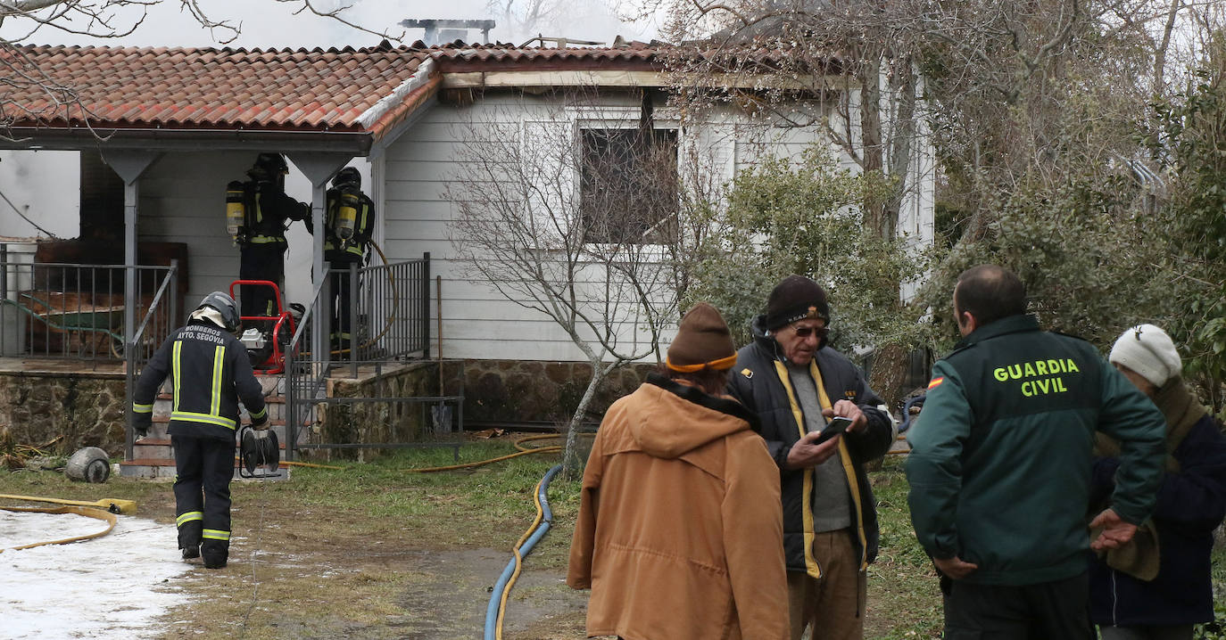 Incendio de una vivienda en Gallegos. 