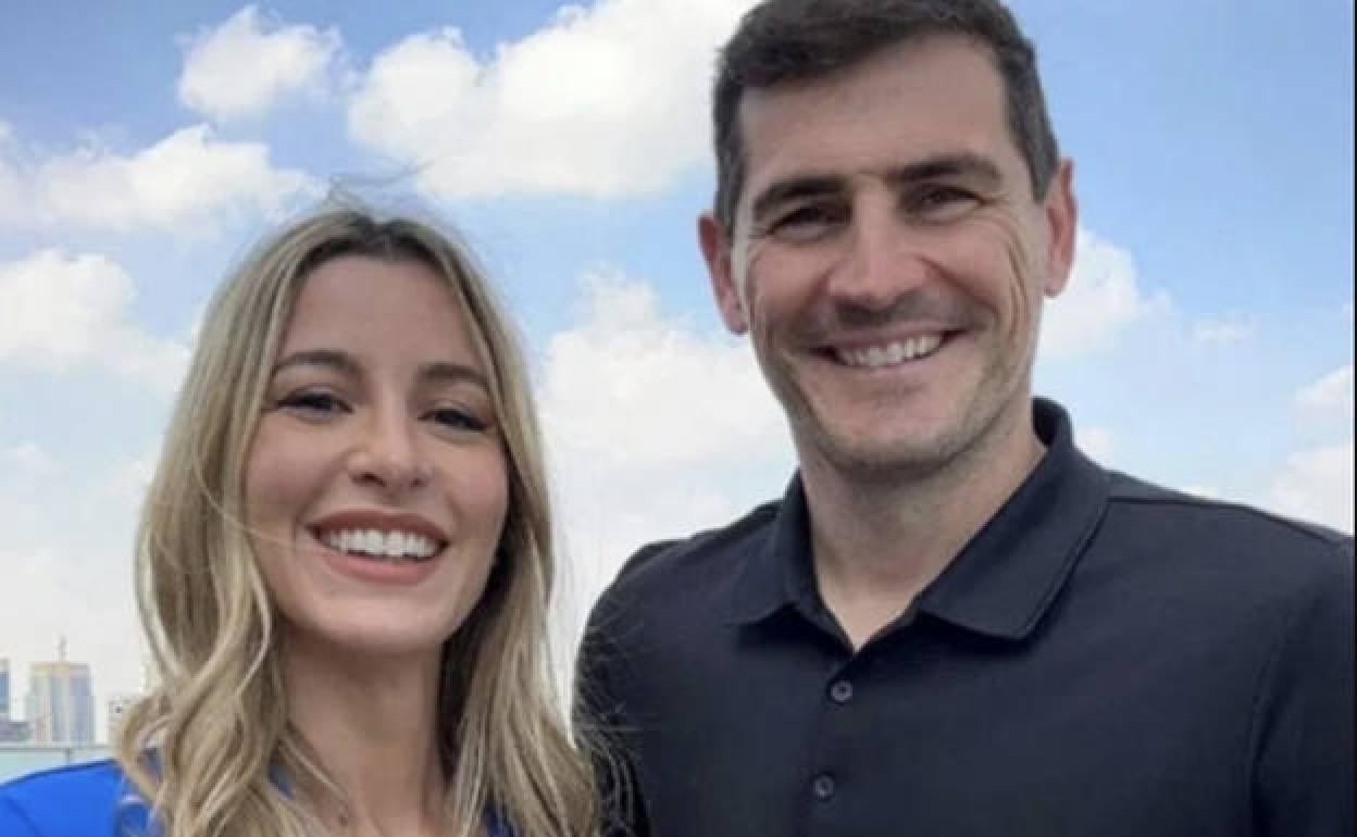 Iker Casillas con Ana Quiles. 