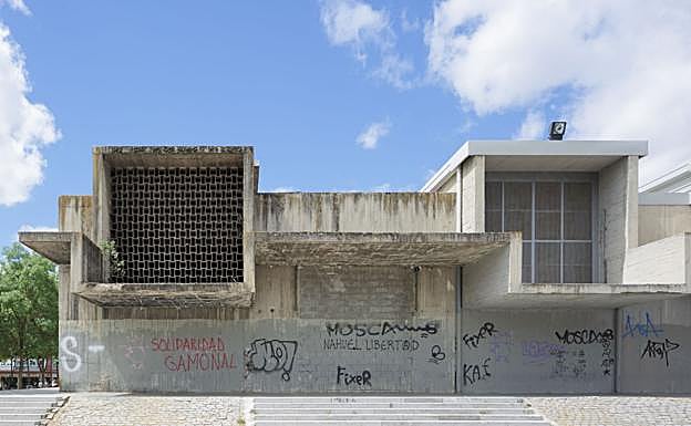 Módulo original del antiguo Mercado de Abastos de Valladolid. 