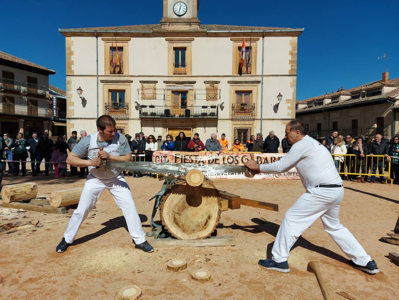 Fiesta de los gabarreros en Riaza
