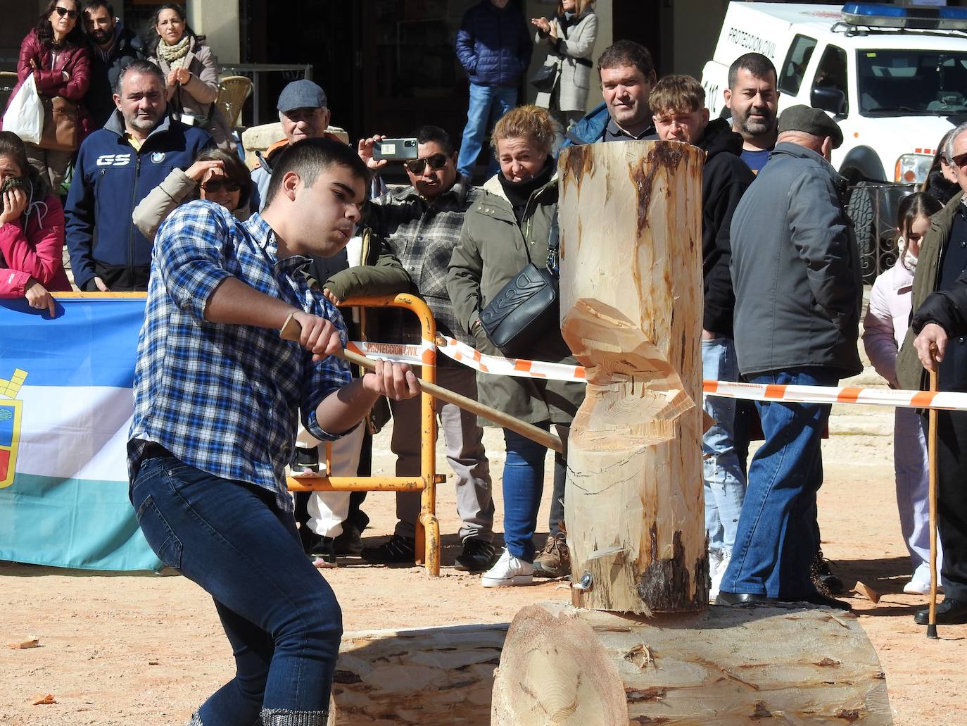Fiesta de los gabarreros en Riaza