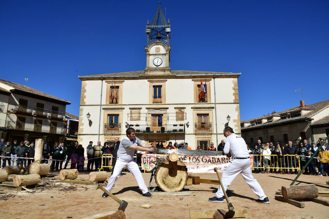 Fiesta de los gabarreros en Riaza