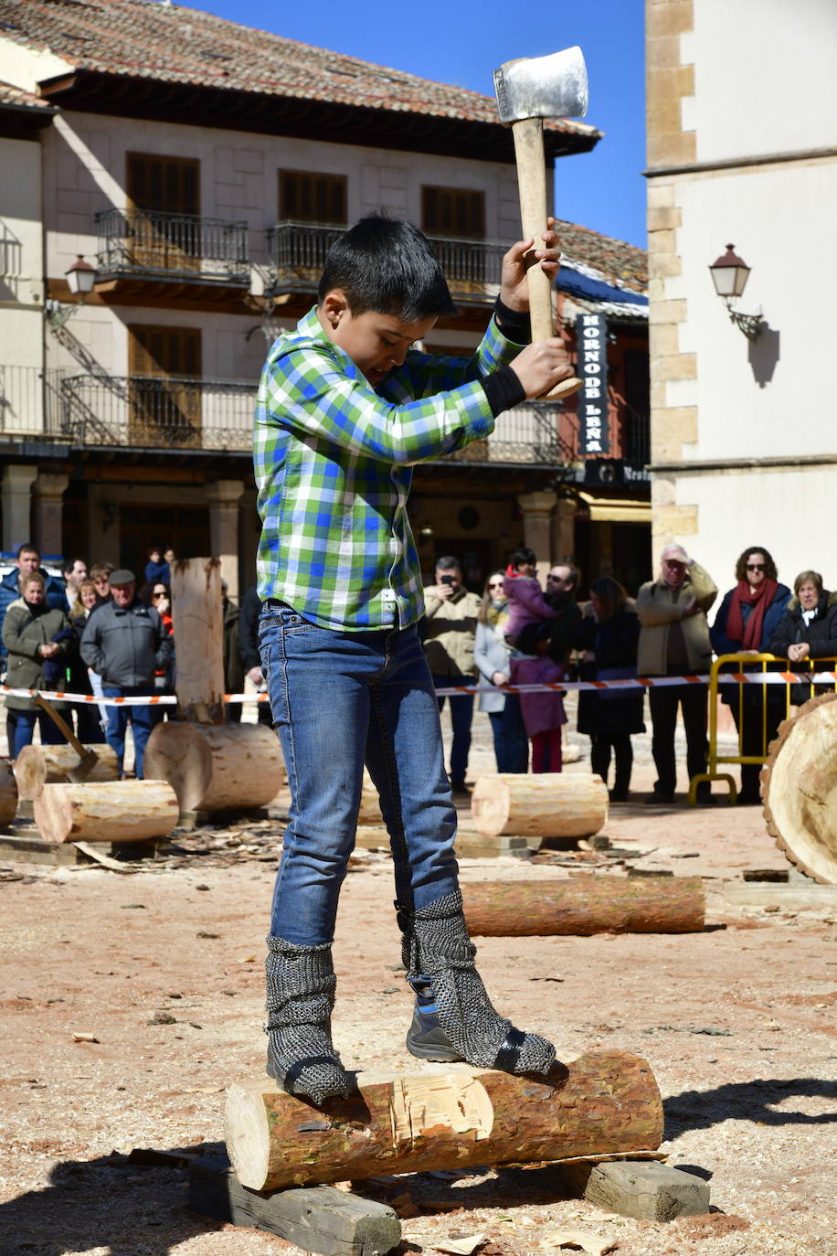 Fiesta de los gabarreros en Riaza