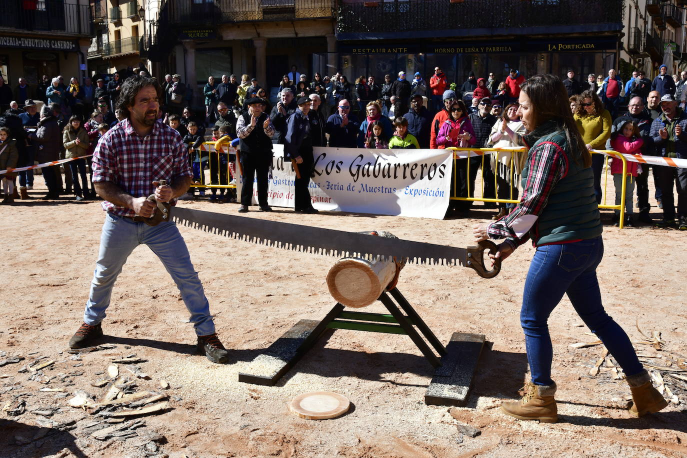 Fiesta de los gabarreros en Riaza