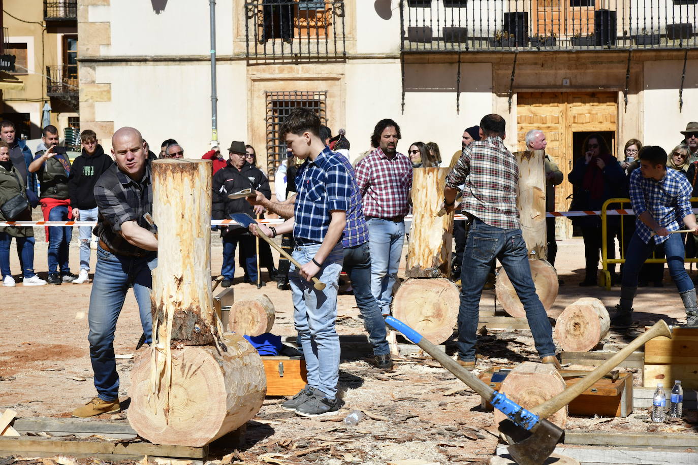 Fiesta de los gabarreros en Riaza
