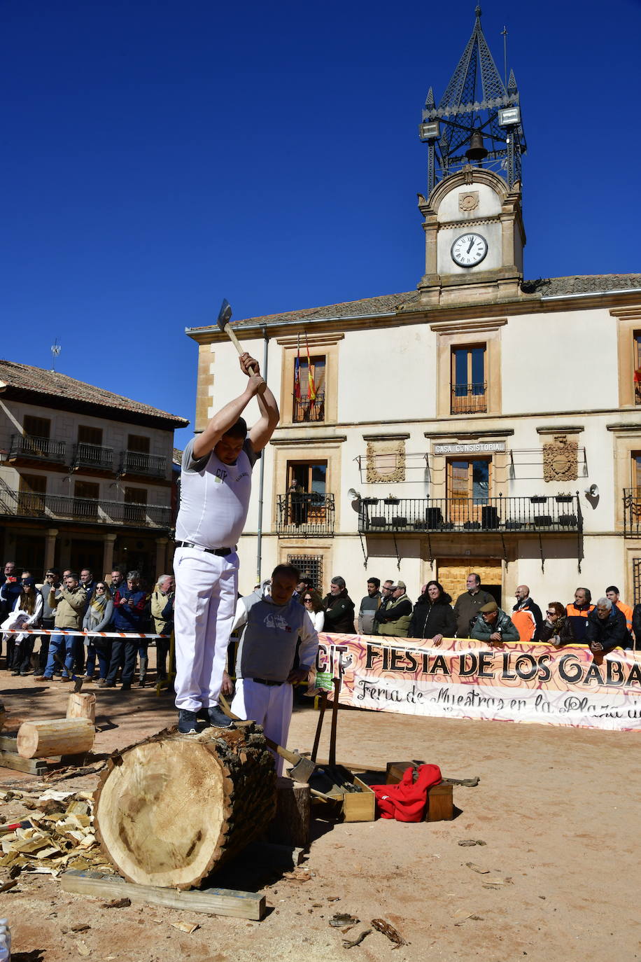 Fiesta de los gabarreros en Riaza