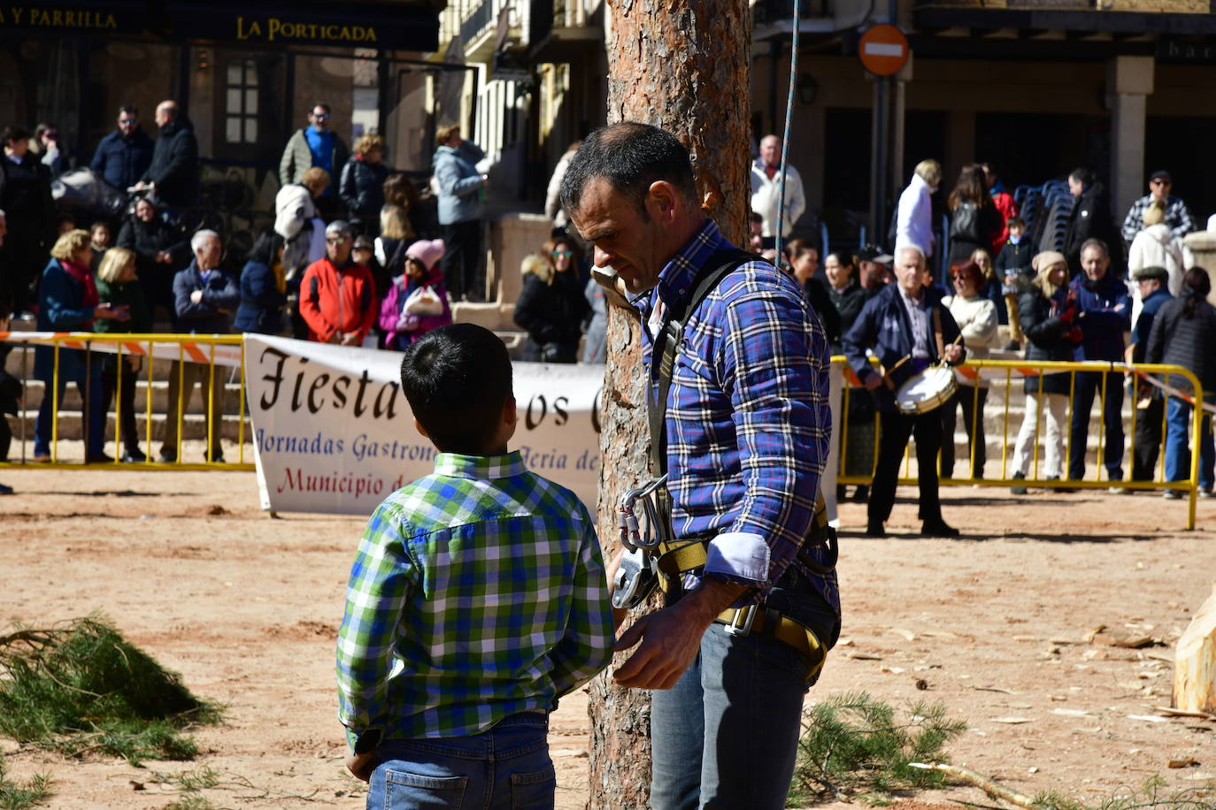 Fiesta de los gabarreros en Riaza