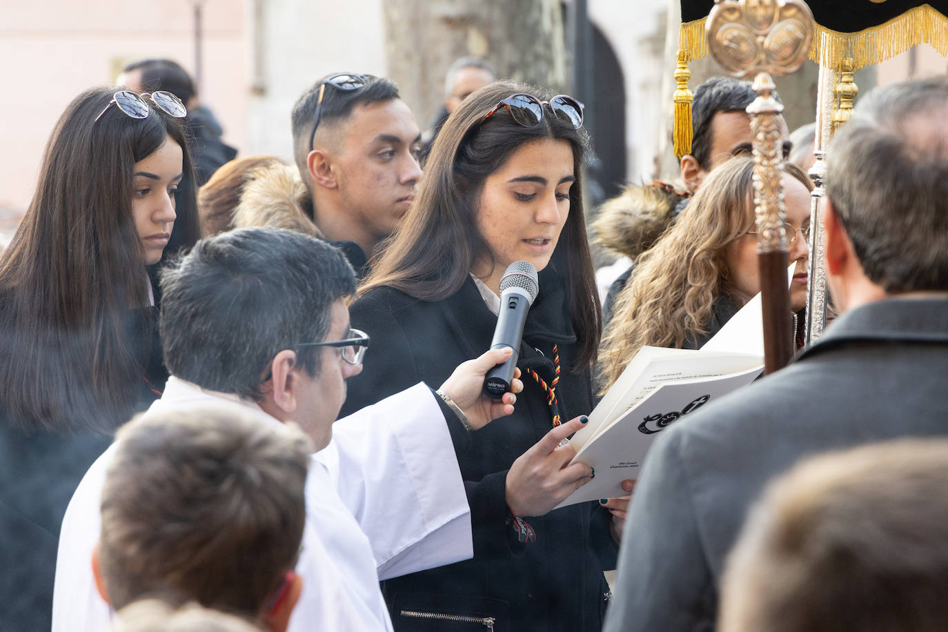 Fotos: Via Crucis Procesional en Valladolid de la cofradía de la Sagrada Pasión de Cristo