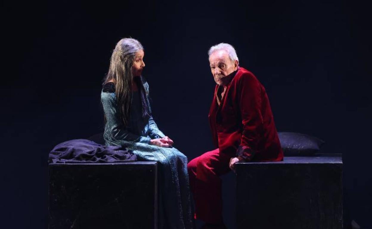 Ana Belén y José Luis Gómez, en el Calderón. 