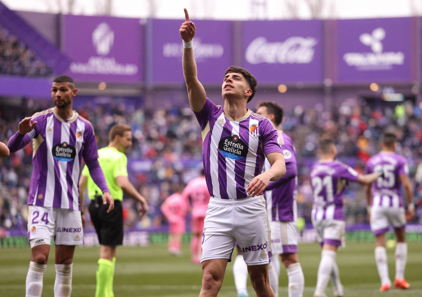 Fotos: Las imágenes del partido entre el Real Valladolid y el Espanyol