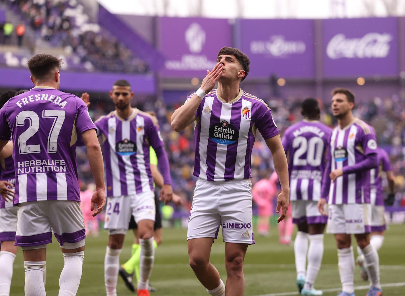 Fotos: Las imágenes del partido entre el Real Valladolid y el Espanyol