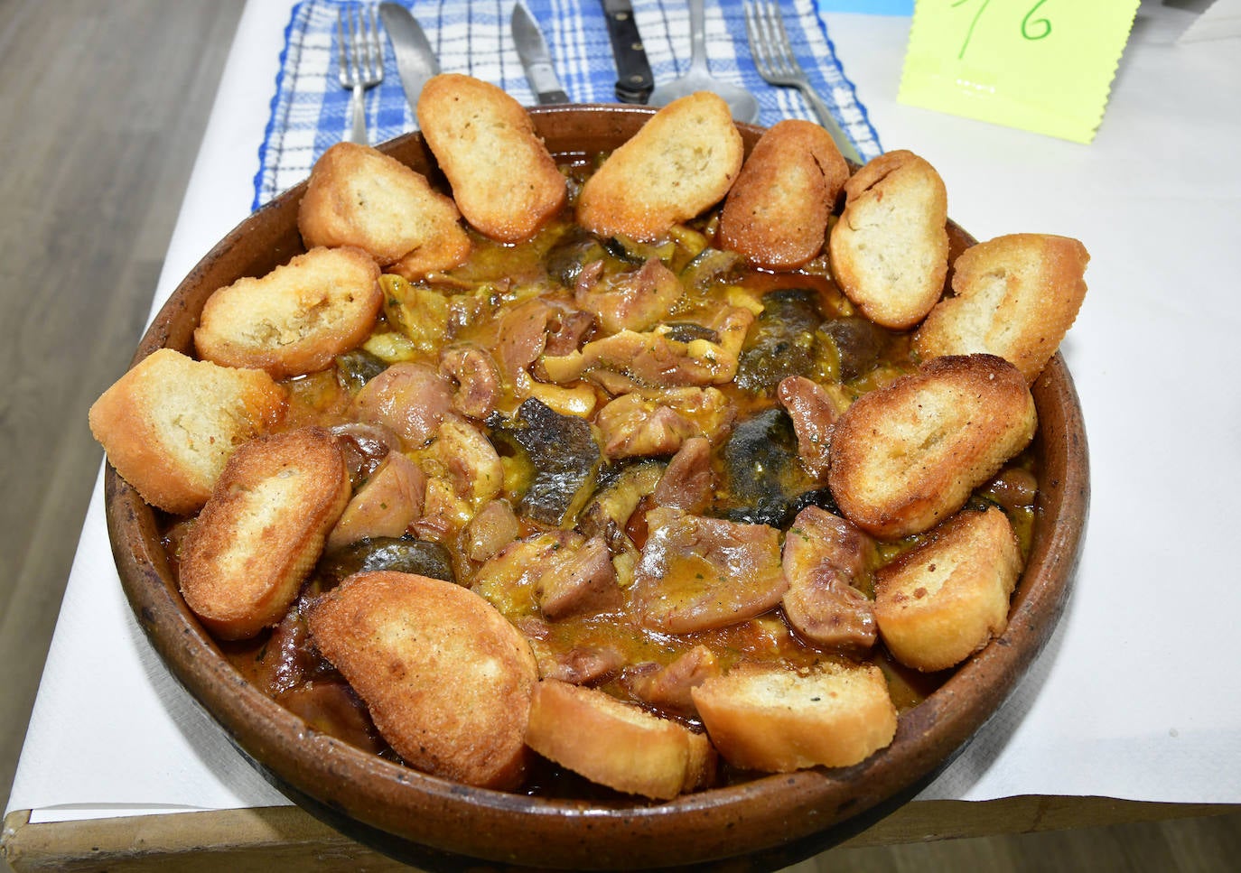 Concurso de cocina gabarrera en El Espinar. 