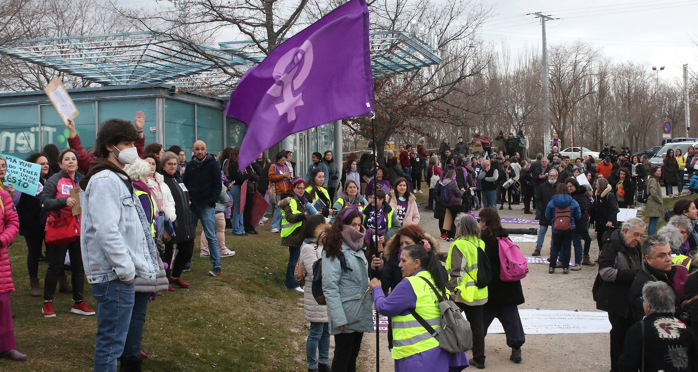 Manifestación del Día de la Mujer en Segovia. 