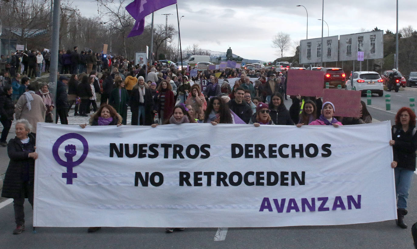 Manifestación del Día de la Mujer en Segovia. 