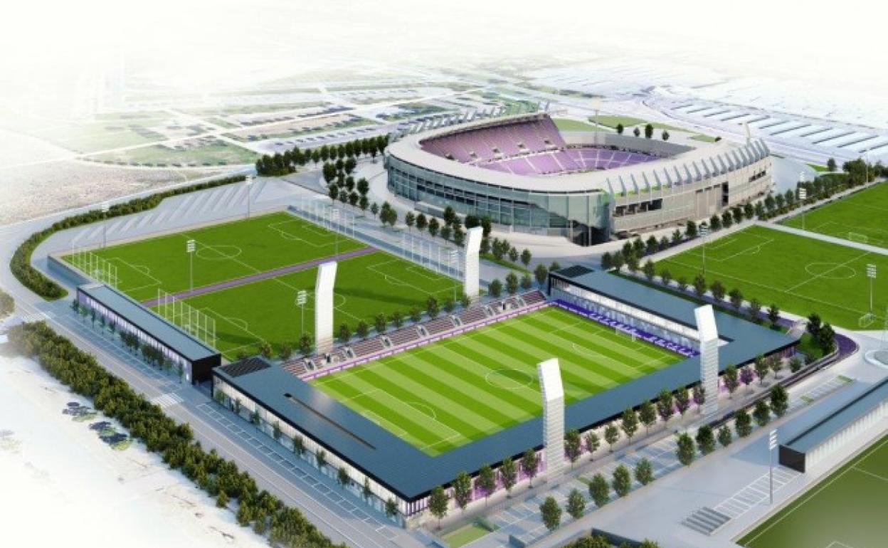 Proyecto para construir la nueva Ciudad Deportiva del Real Valladolid junto al estadio Zorrilla