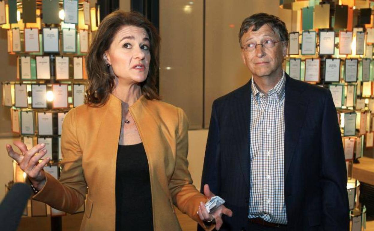 Bill Gates y su mujer Melinda. 