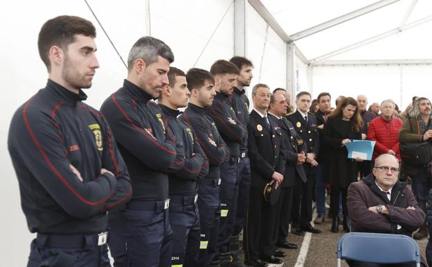 Integrantes del parque, durante la fiesta.