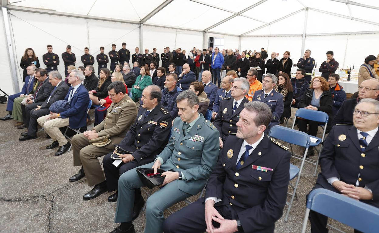 Celebración de la fiesta de los bomberos.