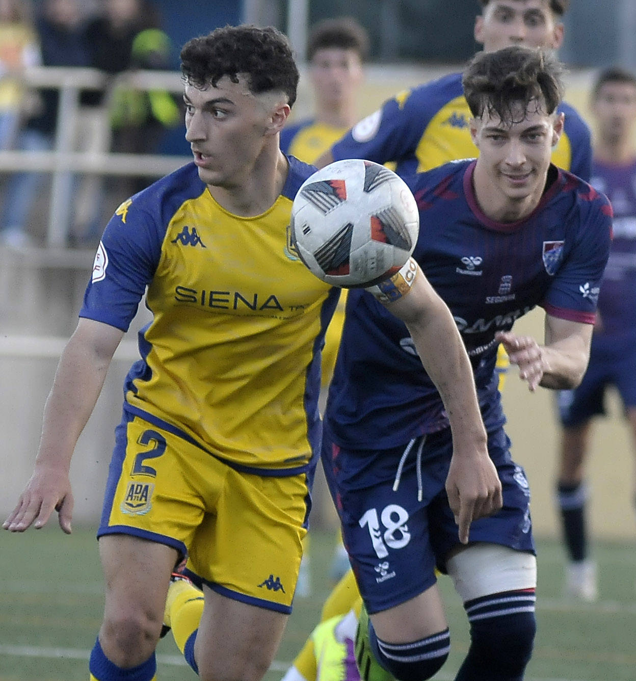 Partido entre el Alcorcón B y la Gimnástica Segoviana.