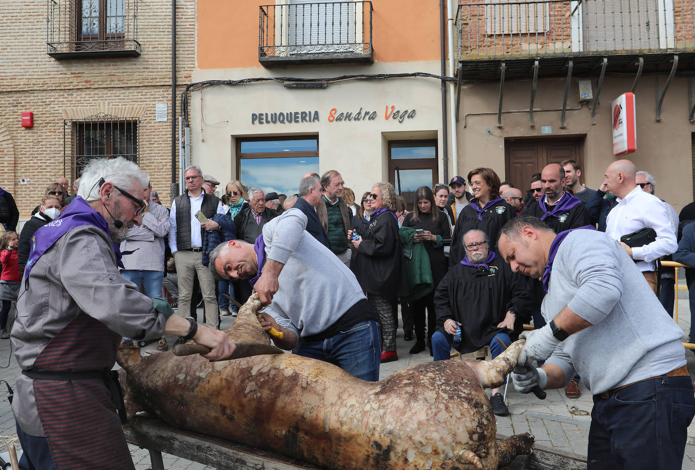 Fotos: Tradición y fiesta se aúnan en Villada en torno a la matanza