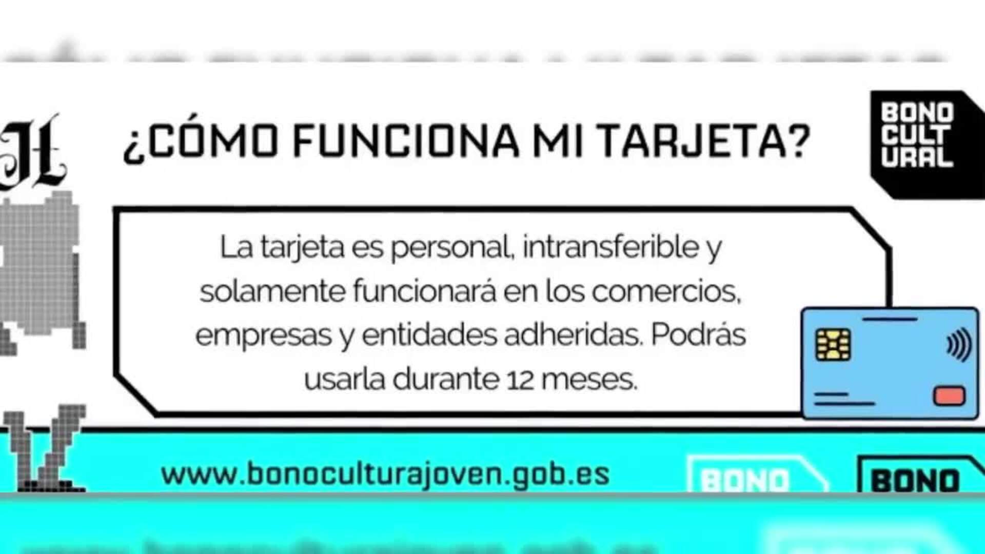 Los jóvenes que cumplen 18 años en 2023 ya pueden solicitar el Bono Cultural