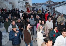 Procesión del Niño de la Bola, este lunes, en Cuéllar