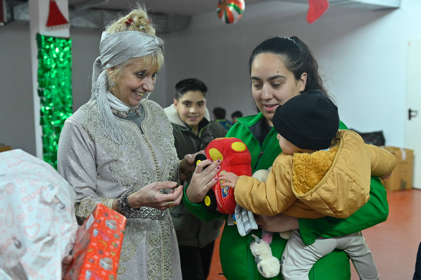 Las imágenes de la visita de los Reyes Magos a San Vicente de Paúl