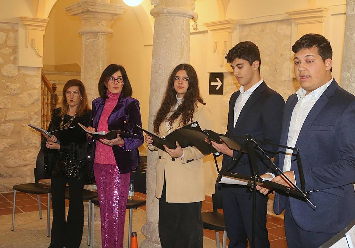 'Ensamble Piu Moso', durante el concierto de Año Nuevo.