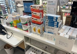 Medicamentos más demandados por los clientes con gripe A.