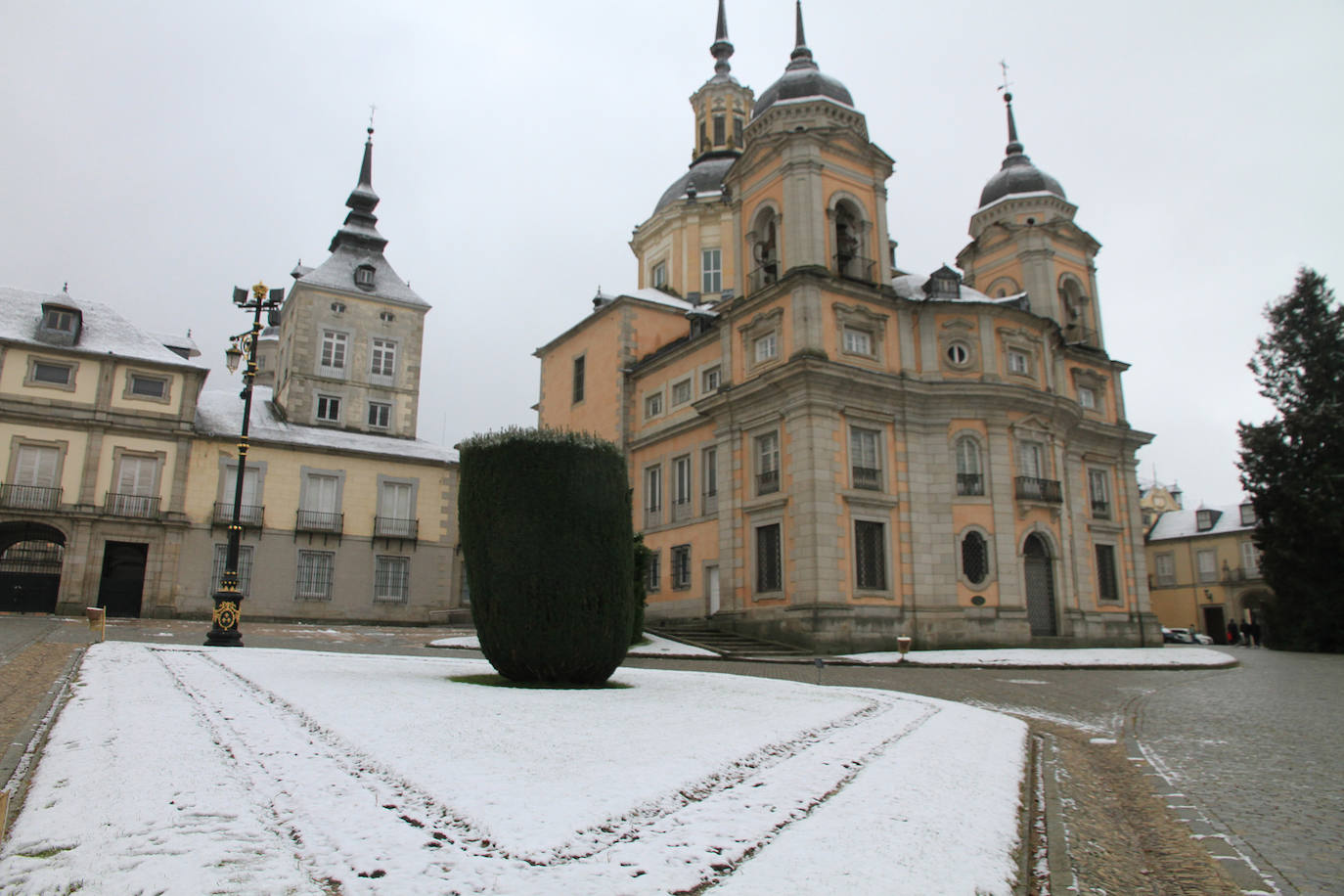 Nevada en La Granja de San Ildefonso