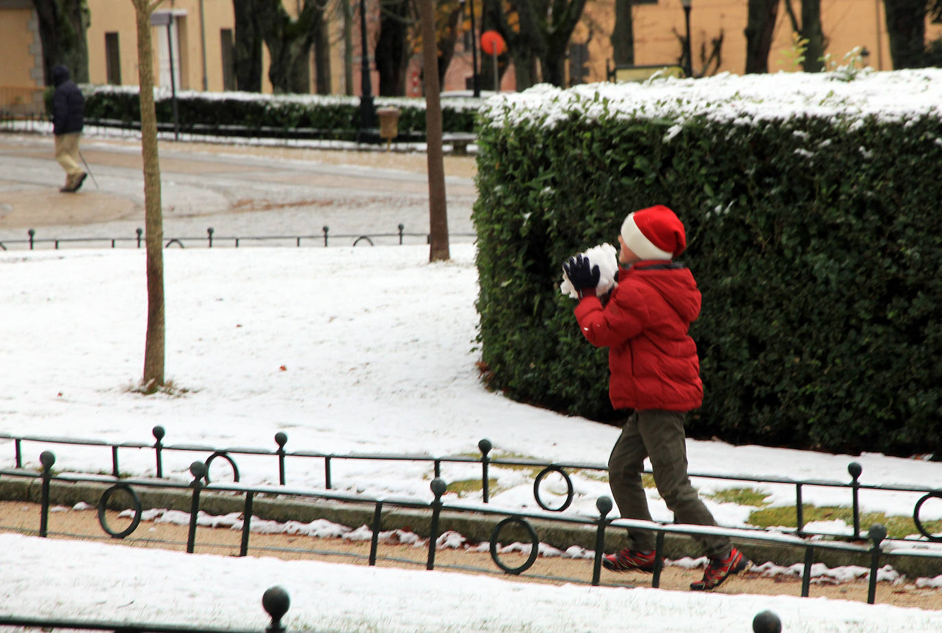 Nevada en La Granja de San Ildefonso