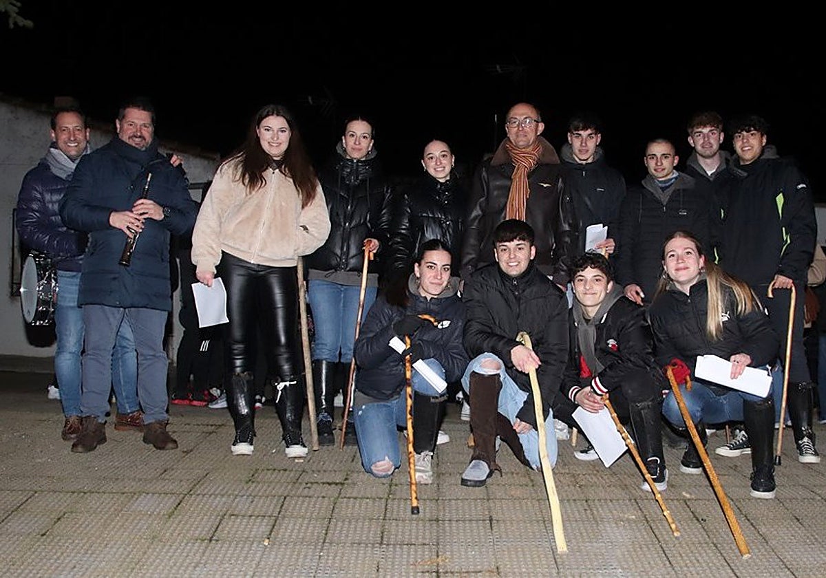Los Quintos de Torquemada cantan las tradicionales redes