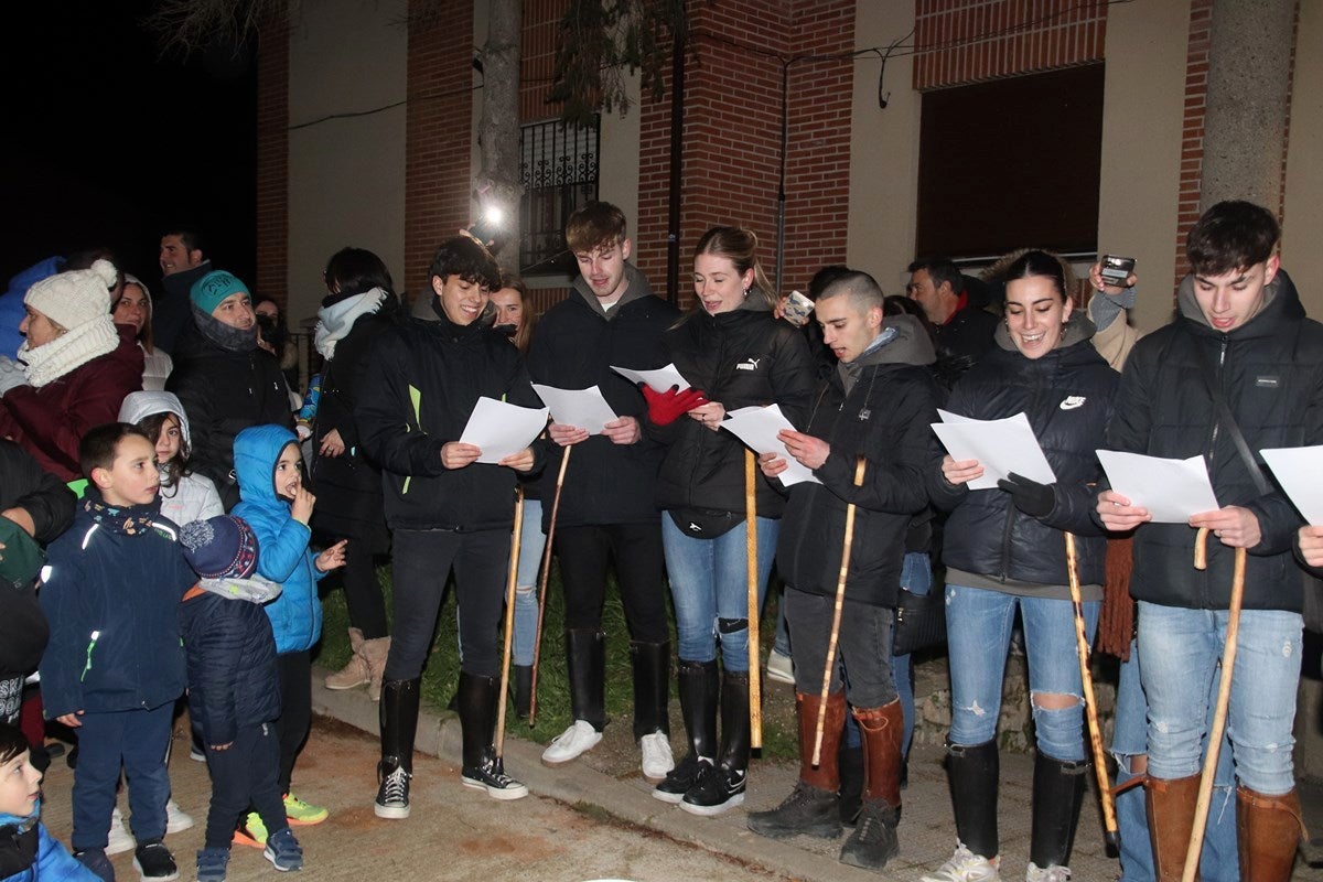 Los Quintos de Torquemada cantan las tradicionales redes